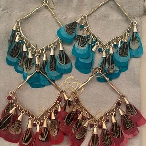 Kendra Scott Raven Earrings *rose gold burgundy only*